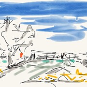 011220 Drawing by Dominique Lecomte