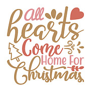 All hearts come home for Christmas #1 Digital Art by Jacob Zelazny