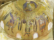 Angels, Mosaic, Palatine Chapel, Palermo #2 Painting by John Singer Sargent