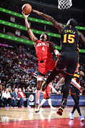Atlanta Hawks v Houston Rockets #1 Photograph by Logan Riely