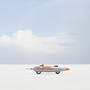 Atomic Age Tin Toy Rocket Motorcycle #1 Digital Art by Yo Pedro
