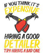 Auto Detailing Car Detailer  #1 Digital Art by Toms Tee Store