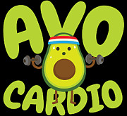 Avo Cardio Fitness Avocado #1 Digital Art by Mister Tee