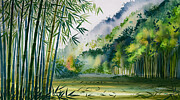 Bamboo Forest #1 Painting by Aged Pixel