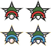 Baseball Star Logo #1 Drawing by Vectorloop
