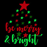 Be Merry Bright #1 Digital Art by Jacob Zelazny