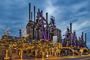 Bethlehem Steel Stacks PA  #1 Photograph by Susan Candelario