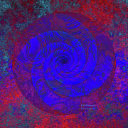 Blue Spiral #1 Digital Art by Diane Parnell Blue Spiral #1 Digital Art by Diane Parnell