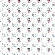 Boo Ghost Pattern #1 Painting by Olga Shvartsur Boo Ghost Pattern #1 Painting by Olga Shvartsur