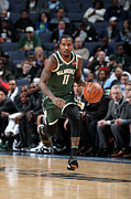 Brandon Jennings #1 Photograph by Joe Murphy
