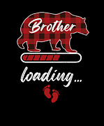 Brother Bear Loading Pregnancy Siblings Birth #1 Digital Art by Toms Tee Store