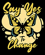 Butterfly Lovers Entomology Change Butterflies #1 Digital Art by Toms Tee Store