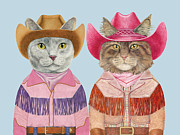 Carnival Cats #1 Painting by Animal Crew