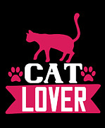 Cat Lover #1 Digital Art by Jacob Zelazny