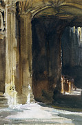 Cathedral Interior #2 Painting by John Singer Sargent