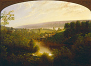 Central Yonkers  #1 Painting by George Burnham