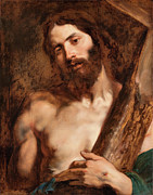Christ carrying the Cross #2 Painting by Anton Van Dyck