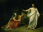 Christ's Appearance to Mary Magdalene after the Resurrection #3 Painting by Alexander Ivanov