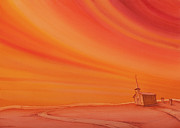 Church on the Edge #1 Painting by Scott Kirby