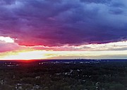 Cleveland Sunset - Drone #1 Photograph by Brad Nellis