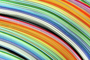 Close Up Of The Rainbow Paper Textured Background #1 Photograph by Severija Kirilovaite