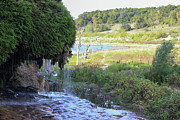 Enchanting Elegance - Mesmerizing Dance of Trickling Water on Limestone Photograph by Brigitte Blanchette Thompson Enchanting Elegance - Mesmerizing Dance of Trickling Water on Limestone Photograph by Brigitte Blanchette Thompson