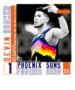 Devin Booker Basketball #1 Digital Art by Kelvin Kent