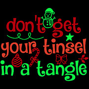 Don T Get Your Tinsel In A Tangle #1 Digital Art by Jacob Zelazny