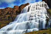 Dynjandi waterfall on the Westfjords peninsula in Iceland #1 Photograph by Miroslav Liska