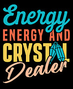 Energy Medicine Healing Positive Energy Crystals #1 Digital Art by Toms Tee Store