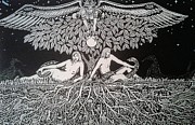 Eve and Adam #1 Painting by James RODERICK