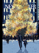 Evergreens #1 Drawing by Matthieu Forichon