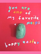 favorite peeps Easter #2 Mixed Media by Ashley Rice