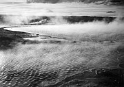 Fountain Geyser Pool, Yellowstone National Park, Wyoming, ca. 1941-1942 #1 Photograph by Ansel Adams