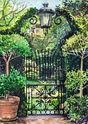 Gaslight Gate #2 Painting by Merana Cadorette