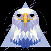 Geometric Eagle #1 Digital Art by Mister Tee
