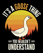 Goose Farm Animal Goose Breeder Agriculture #1 Digital Art by Toms Tee Store