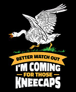 Goose Kneecaps Farm Animal Goose Fan #1 Digital Art by Toms Tee Store