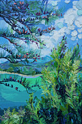 Green Canyon.observation Deck. #2 Painting by Anastasia Trusova