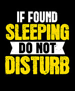 If Found Sleeping Do Not Disturb #1 Digital Art by Jacob Zelazny