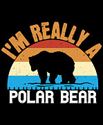 Im Really A Polar Bear #1 Digital Art by Jacob Zelazny
