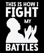 Jesus Worship Christan Fighting Battles Religious Praise #1 Digital Art by Toms Tee Store