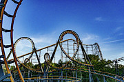 Kings Island Ohio Vortex Roller Coaster #1 Photograph by Dave Morgan