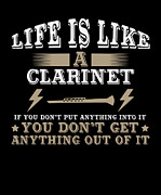 Life Is Like A Clarinet #1 Digital Art by Jacob Zelazny