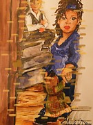 Little Girl #1 Painting by Angie ONeal