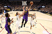Los Angeles Lakers v Denver Nuggets #1 Photograph by Jamie Schwaberow