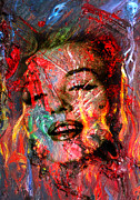 Marilyn Monroe 11 #1 Painting by Mark Ashkenazi