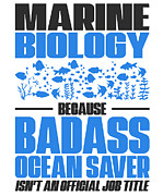 Marine Biologist Ocean Animals Marine Life #1 Digital Art by Toms Tee Store