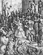 Martyrdom Of Saint Lucy #1 Drawing by Jacques Bellange