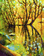 Mirror Lake Yosemite #1 Painting by Mike Bergen